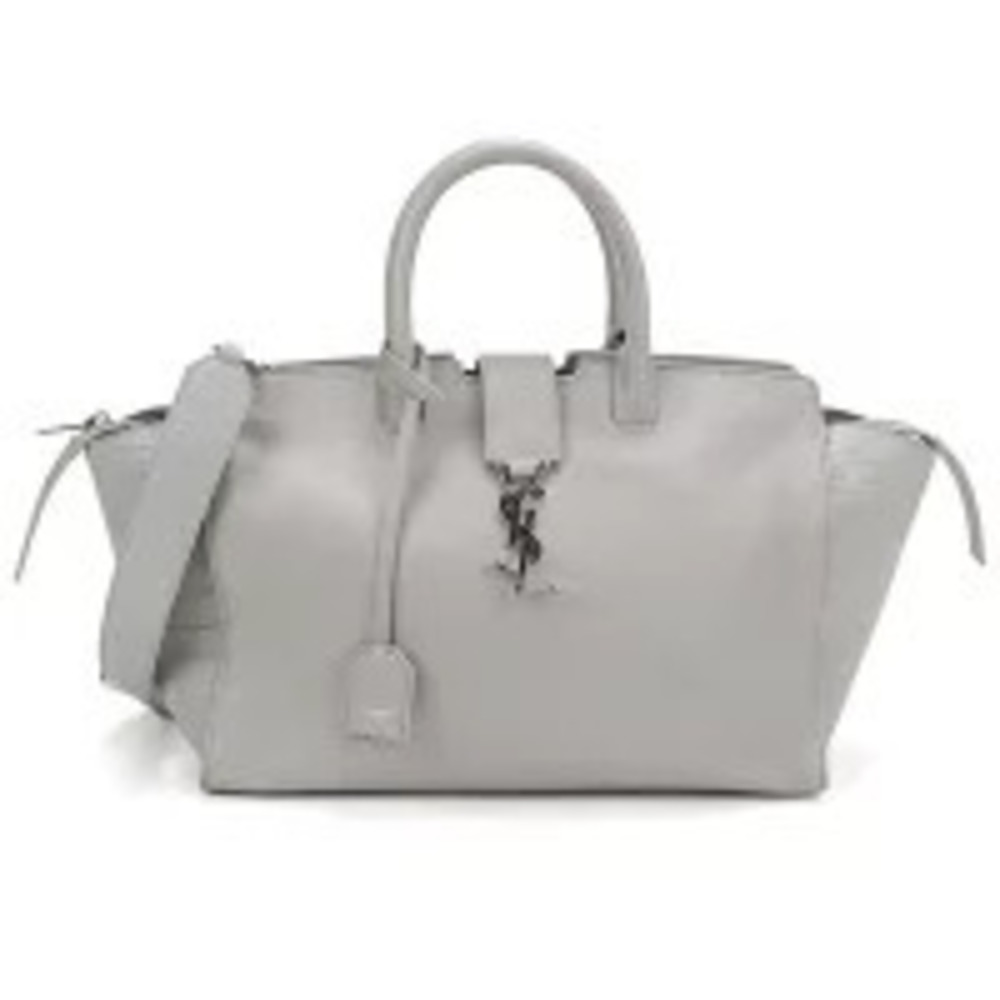 Saint Laurent Handbag Downtown Cabas Gray